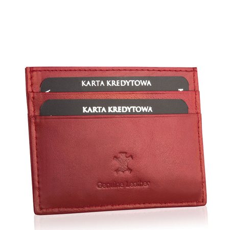 Etui na karty BIZNES czerwony