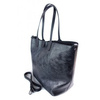 Duża torba Shopper Bag na ramię Vera Pelle  Nero czarna  SB599N