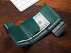 Portfel SOLO wykonany z miękkiej w dotyku skóry Italia zielony