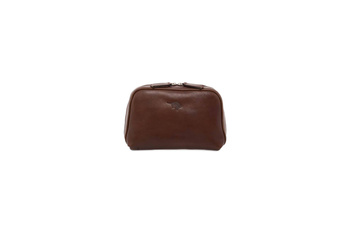 Kosmetyczka skórzana - Verity Cosmetic Bag brown