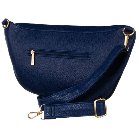 Nerka damska Peterson - granatowa, stylowa saszetka crossbody