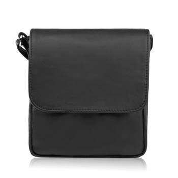 Torebka damska skórzana na ramię czarna maa Abruzzo ABR-26