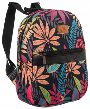 Wzorzysty, miejski plecak damski - Rovicky