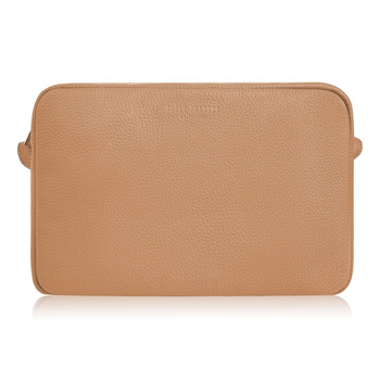 Torebka damska skórzana listonoszka na ramię koniakowa Paolo Peruzzi IN-62-CG