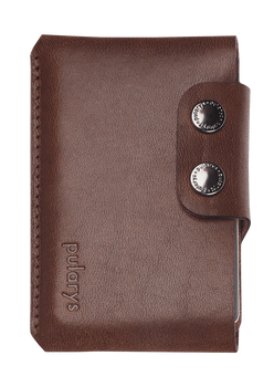 Portfel HOBBY wykonany ze skory Nomad brązowy