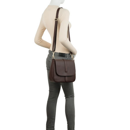 Torebka listonoszka Canaletto - elegancka skórzana torebka na co dzień