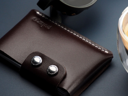 Portfel HOBBY wykonany ze skóry Italia brązowy