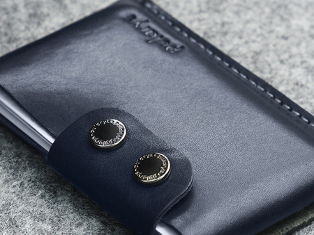 Portfel HOBBY wykonany ze skory Nomad granatowy