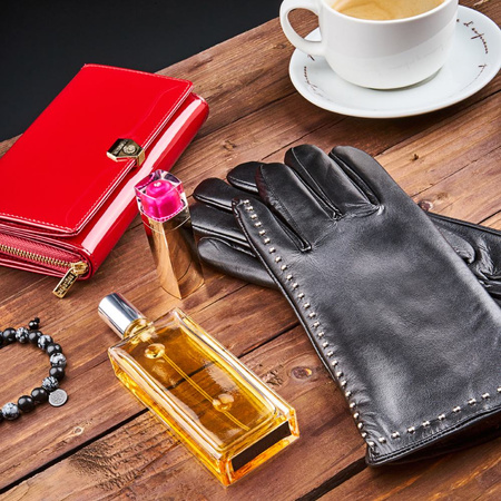 Rękawiczki damskie GLAMOUR iTOUCH czarny xxl