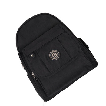 Plecak damski lekki w kolorze czarnym SP-10-BL