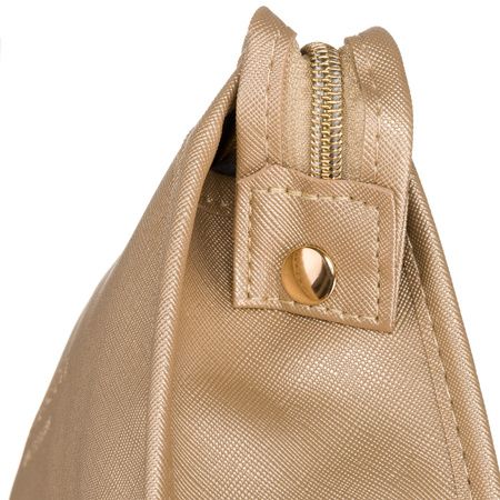 Kosmetyczka ekologiczna Peterson - elegancki organizer w kolorze złotym