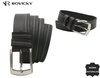 Skórzany, szeroki pasek męski - Rovicky 100