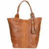 Torebka torba skórzana damska shopper A4