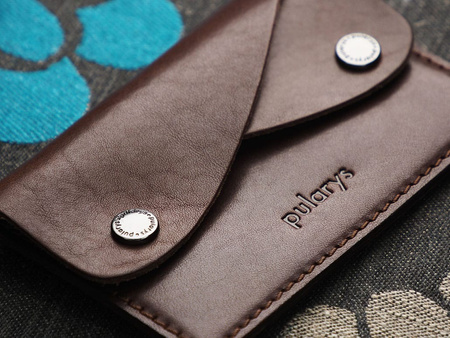 Portfel RETRO wykonany z roślinnie garbowanej skóry Nomad brązowy