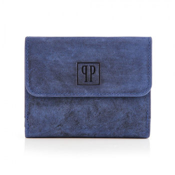 Damska portmonetka granatowy portfel Paolo Peruzzi T-11-DB