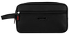 Kosmetyczka męska z ekologicznej skóry - Peterson, czarna elegancja