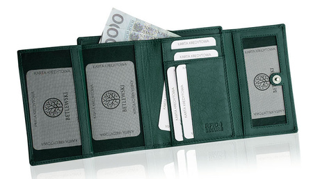 Portfel damski SOFTLY zielony