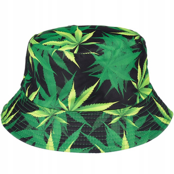 Kapelusz dwustronny bucket hat wędkarski modny