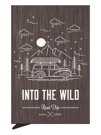 Etui na karty kredytowe RFID ZEN "INTO THE WILD"