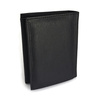 Portfel męski pionowy z RFID BELLUGIO - czarny