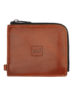 Portfel OLDTIMER wykonany z roślinnie garbowanej skóry Nomad koniak