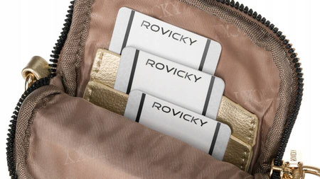 Mini torebka damska ze skóry ekologicznej -  Rovicky