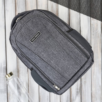 Plecak miejski na laptopa do pracy do szkoy podróny wodoodporny szary Paolo Peruzzi T-121-GRE