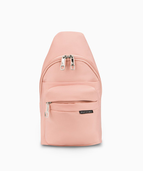 Plecak na jedno ramię Sling Bag - różowy Puccini
