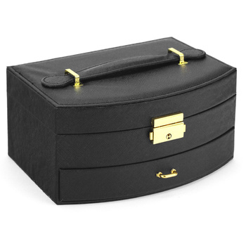 Kuferek Elegancki PATRIZIA w Czerni - Stylowy i Praktyczny Dodatek