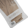 Damskie rękawiczki SUEDE bezowy