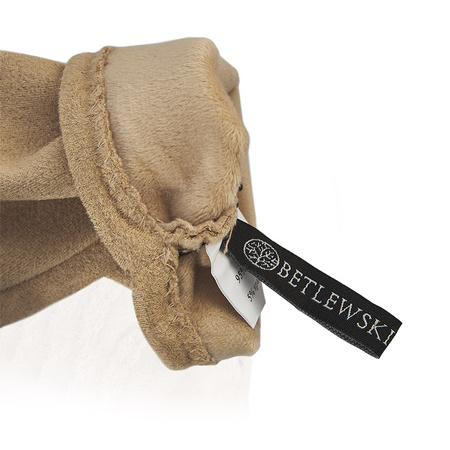 Damskie rękawiczki SUEDE bezowy