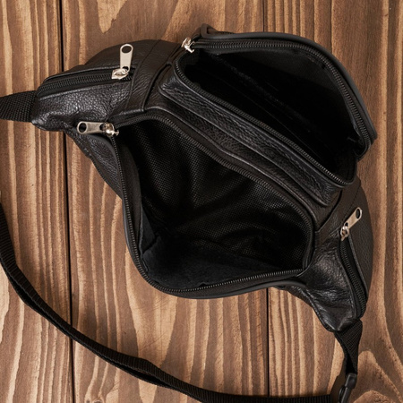 Torba skórzana męska z saszetką nerka - elegancja na co dzień