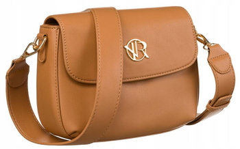 Klasyczna listonoszka damska ze skóry ekologicznej - Rovicky