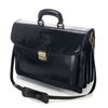 Teczka skórzana męska Paolo Peruzzi Nero04 czarna aktówka elegancka