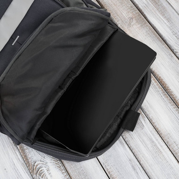 Plecak męski do pracy do szkoy szary wegaski na laptopa Paolo Peruzzi T-120-GRE