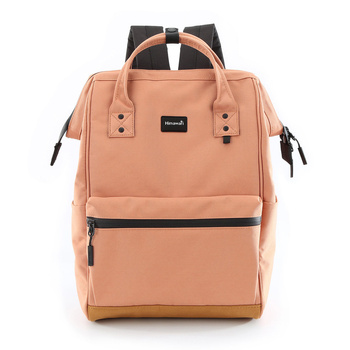 Brzoskwiniowy plecak sportowy z wodoodpornej tkaniny - Himawari