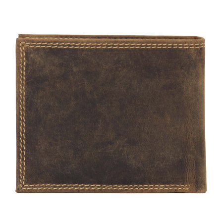 Portfel męski Wild Tiger - ciemnobrązowy