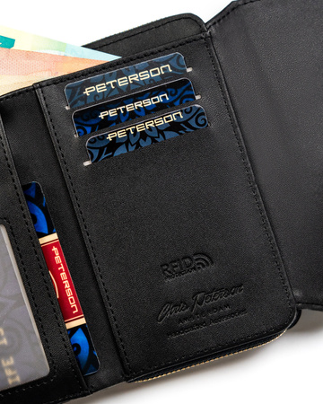 Zestaw upominkowy: Portfel, długopis i brelok damski - Peterson