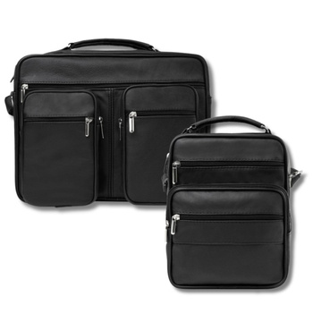 Torba męska skórzana ABR-20 z saszetką ABR-18 w zestawie prezentowym