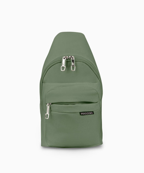 Plecak na jedno ramię Sling Bag - ciemnozielony Puccini