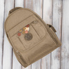 Modny plecaczek damski w kolorze jasnego brązu SP-10-LB