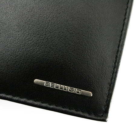 Duży portfel portfel męski skórzany Bellugio - czekoladowy brąz