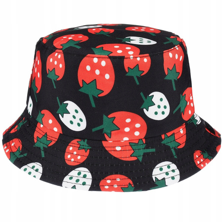 Kapelusz dwustronny bucket hat dziecięcy na lato