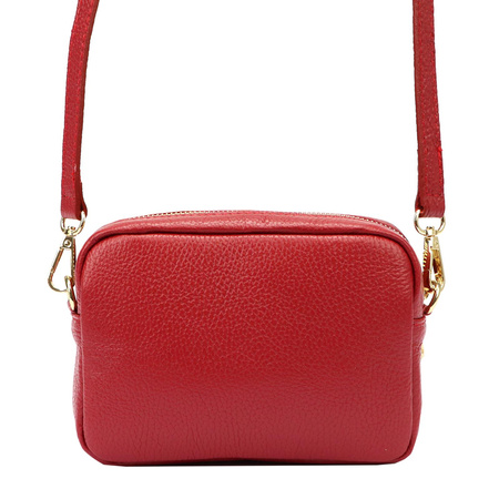 Torebka skórzana MiaMore 01-062 DOLLARO GOLD