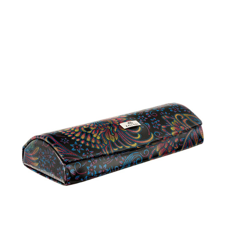 Etui na okulary BajuBaj z naturalnej skóry w kolorowym designie