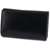 Portfel damski z dwoma napami Bellugio - czarny