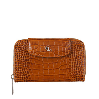 Portfel Canaletto skórzany z RFID - elegancja w krokodylim wzorze