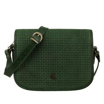 Torebka listonoszka vintage z plecionką Canaletto TD624s253t1