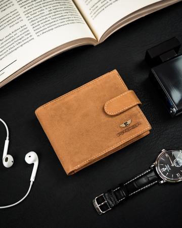 Portfel poziomy RFID Protect - Klasyka skórzana od Peterson