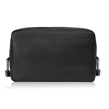 Torebka damska skórzana na ramię klasyczna czarna Paolo Peruzzi E-30-BL